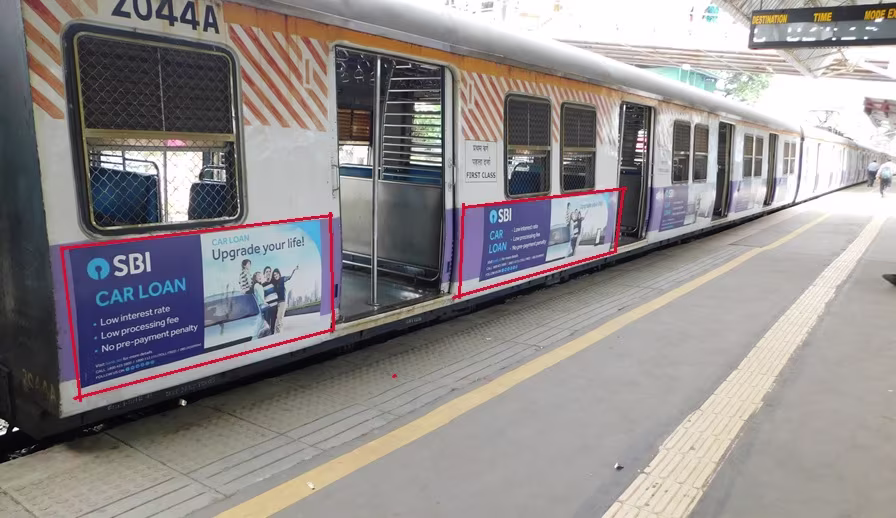 Transit Advertising detail showcase